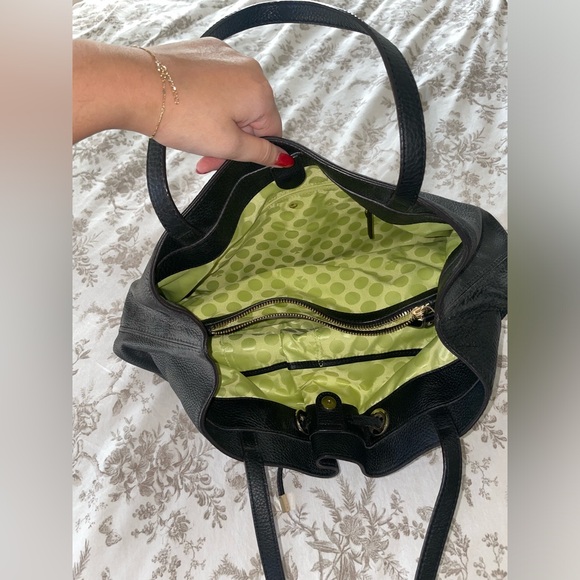 Kate Spade Black Leather Bow Bag - Picture 6 of 8